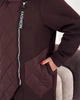 Кардиган женский стеганый шоколадный 48-50 р2322А.717 - изображение 6