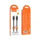 Кабель Hoco X115 Surpass 60W charging data cable Type-C to Type-C Black - зображення 2