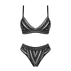 Комплект Obsessive Natilya 2-pcs XS/S Чорний (SO7717) - изображение 5