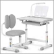 Комплект Evo-kids BD-20 (парта + стул + лампа) Серый (BD-20 G) - изображение 1