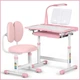 Комплект Evo-kids BD-20 (парта + стул + лампа) Розовый (BD-20 PN) - изображение 1
