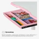 Комплект Evo-kids BD-20 (парта + стул + лампа) Розовый (BD-20 PN) - изображение 10