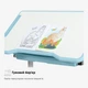Комплект Evo-kids BD-20 (парта + стул + лампа) Голубой (BD-20 BL) - изображение 12