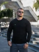 Світшот чоловічий оверсайз джемпер із бавовни чорний Teamv Raise S - зображення 4