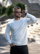 Світшот чоловічий оверсайз джемпер з бавовни білий Teamv Raise M - зображення 10