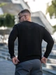 Світшот чоловічий оверсайз джемпер із бавовни чорний Teamv Raise S - зображення 6