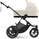 Wózek spacerowy sportowy Cybex Avi Spin Seashell Beige Gold (4063846472192) - obraz 3