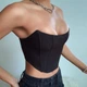 Жіночий корсетний топ корсет бюстьє топ-корсет Honey Fashion Accessories M/L чорний (10-122) - зображення 1