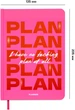 Блокнот Orner для планирования I HAVE NO PLAN AT ALL mini розовый (orner-3014) - изображение 2