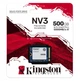 Твердотельный накопитель ssd 500Gb, Kingston nv3, pci-e 4.0 x4, m.2 2230, 3d tlc, 5000/3000 МБ/с (snv3sm3/500g) - изображение 3