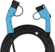 Kabel do ładowania samochodów elektrycznych Akyga Type2 / Type1 1-faza 32A 7.2kW 6 m (AK-EC-08) - obraz 4