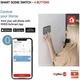 Розумний вимикач Emos H5016 4 кнопки, ZigBee 3.0 Чорний - зображення 3