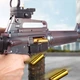 Іграшковий автомат гвинтівка M16А4 на м'яких кулях EVA 95 см з глушником, оптичним прицілом хамелеон - зображення 3