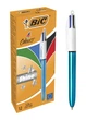 Набір кулькових ручок BIC 4 Colours Shine Blue 1 мм 12 шт (3086123494893) - зображення 1
