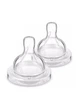 Соска силиконовая Philips AVENT Анти-Колик медленный поток от 1 мес 2 шт SCY762/02 (8710103996811) - изображение 1