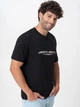 Футболка хлопковая длинная мужская Jack & Jones 12281084 L Black (5715721159474) - изображение 1