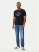 Футболка хлопковая длинная мужская Jack & Jones 12283800 M Black (5715730306296) - изображение 3