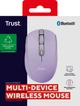 Мышь Trust 25384_TRUST Ozaa Compact Multi-Device, WL/BT, фиолетовый - изображение 8