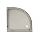Душовий піддон Lidz KAPIELKA ST80x80x26, середній, напівкруглий, з панеллю, діаметр зливу 52 мм - изображение 5