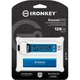 Флеш-накопичувач USB3.2 128GB Kingston IronKey Keypad 200 Type-A Blue (IKKP200/128GB) - зображення 9