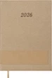 Ежедневник датированный 2026 Buromax Prestige из искусственной кожи А5 336 страниц Бежевый (BM.21147-28) - изображение 1
