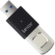 Pendrive Lexar JumpDrive Fingerprint F35 Pro 128GB USB 3.2 Gen1 Black/Grey (LJDF35P128G-RNBNG) - obraz 2