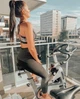Бюстгальтер спортивный Kinga SB-800 Move Up,беж-черный 80B - изображение 6
