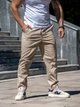 Штаны мужские из хлопка демисезонные Teamv casual sport бежевые S - изображение 1