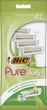 Набор бритв без сменных картриджей BIC Pure 3 Lady 4 шт (3086126726984) - изображение 1
