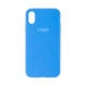 Чохол Silicone Case Full Size (AA) для iPhone X/Xs Колір 43.Grape - изображение 2