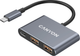 USB-hub Canyon DS-3 3in1 USB-C Dark Grey (CNS-TDS3) - obraz 1