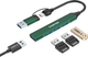 USB-hub Canyon DS-02 4in1 USB-A/C Green (CNS-TDS02GR) - obraz 5