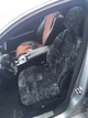Накидка на сидіння авто з натуральної овчини, чорна, ROWNFUR - изображение 2