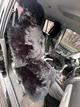 Накидка на сидіння (авточохли) із натуральної овчини, чорна ROWNFUR - изображение 6