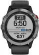 Смарт-годинник Garmin Fenix 6 Solar Silver with black band (010-02410-00) - изображение 3