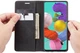 Чохол-книжка CaseMe із нубуку для Samsung A51 Чорний - зображення 6