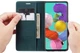 Чехол-книжка CaseMe из нубука для Samsung A51 Бирюзовый - изображение 7