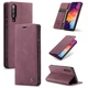 Чохол-книжка CaseMe із нубуку для Samsung A30s/A50 Бордовий - зображення 7