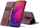 Чехол-книжка CaseMe из нубука для Xiaomi Mi 9T/Pro Бордовый - изображение 4