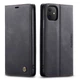 Чехол-книжка CaseMe из нубука для iPhone 12 mini Черный - изображение 1