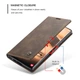 Чехол-книжка CaseMe из нубука для Samsung S24 Ultra Тёмно-коричневый - изображение 2