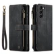 Чехол-кошелек CaseMe Retro Leather с манитом и ремешком для Samsung S23 Plus Черный - изображение 6