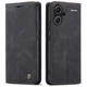 Чохол-книжка CaseMe із нубуку для Xiaomi Redmi Note 13 Pro+ 5G Чорний - зображення 9