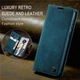 Чехол-книжка CaseMe из нубука для Samsung S24 Бирюзовый - изображение 2