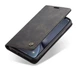 Чехол-книжка CaseMe из нубука для iPhone XR Черный - изображение 6