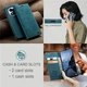 Чехол-книжка CaseMe из нубука для Xiaomi Redmi Note 15 5G Бирюзовый - изображение 7