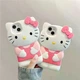 Чехол Silicon Power для Apple iPhone 13 Pro Max (6.7") Hello Kitty White/Red - изображение 5