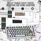 Беспроводная игровая магнитная клавиатура ATTACK SHARK X82 PRO HE 75% Магнитные свичи Hall Effect Rapid Trigger Hot-Swap RGB Bluetooth 2.4G USB Type-C аккумулятор 5000 мАч - изображение 8