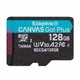 Картка пам'яті MicroSDXC 128 GB UHS-I/U3 Class 10 Kingston Canvas Go! Plus R200/W200MB/s (SDCG4/128GBSP) - изображение 1
