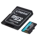 Картка пам'яті MicroSDXC 256 GB UHS-I/U3 Class 10 Kingston Canvas Go! Plus R200/W160MB/s + SD-адаптер - изображение 2